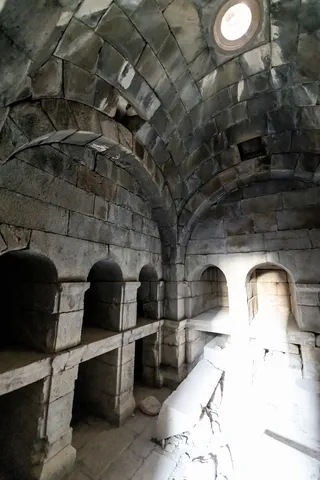 Vaulted chamber at Umm Qais, Jordan — Nicolas Marincic