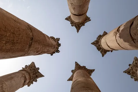 Columns of the Temple of Artemis, Jerash, Jordan — Nicolas Marincic