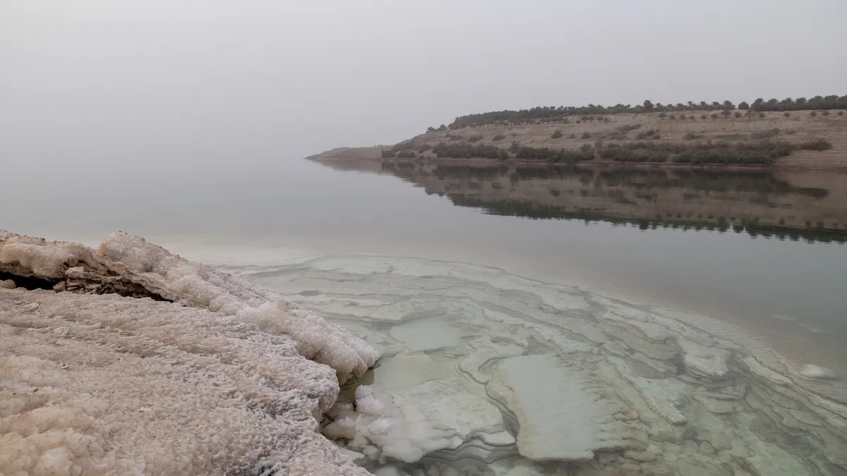 Salt crusts along the Dead Sea, Jordan — Nicolas Marincic