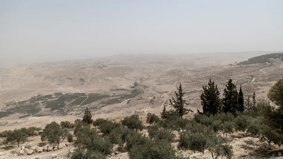 View from Mount Nebo over the Jordan Valley, Jordan — Nicolas Marincic