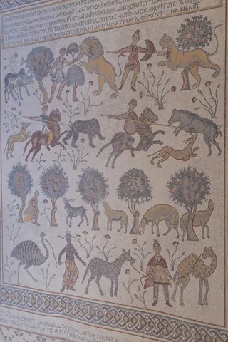 Animal mosaic on Mount Nebo, Jordan — Nicolas Marincic