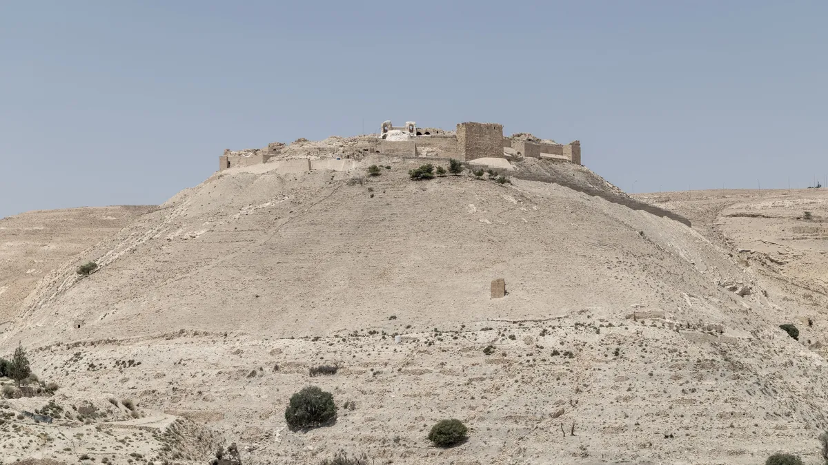 Shobak Castle on its hill, Jordan — Nicolas Marincic