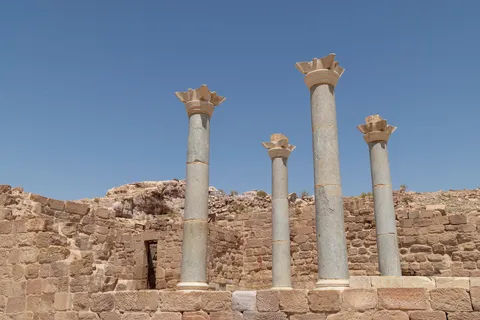 Nabataean columns at Petra, Jordan — Nicolas Marincic