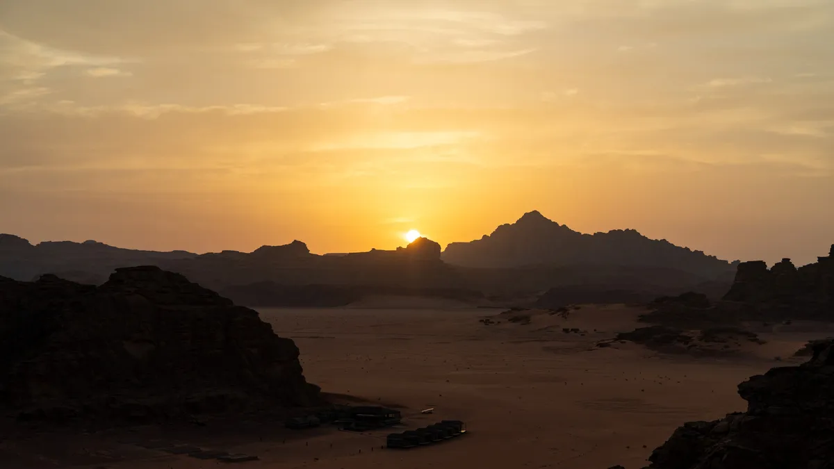 Sunset over Wadi Rum, Jordan — Nicolas Marincic