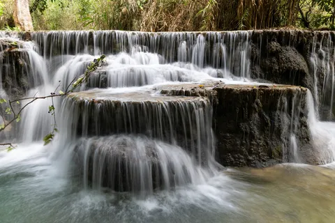 Silky tiers of the Kuang Si Falls, Laos — Nicolas Marincic