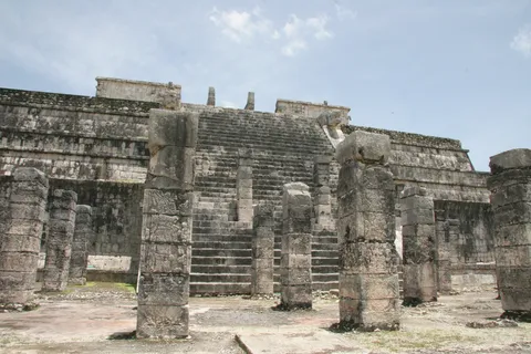 Pillars of the Temple of the Warriors, Chichén Itzá, Mexico — Nicolas Marincic