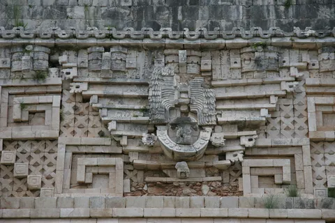 Frieze of the Nunnery Quadrangle at Uxmal, Mexico — Nicolas Marincic