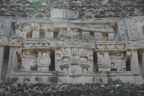 Stucco frieze of El Castillo, Xunantunich, Belize — Nicolas Marincic