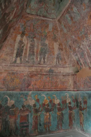 Maya murals at Bonampak, Mexico — Nicolas Marincic