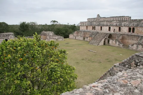 Plaza and palace at Kabah, Mexico — Nicolas Marincic