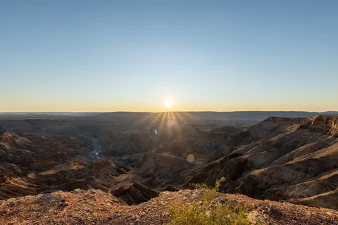 Sunset over Fish River Canyon, Namibia — Nicolas Marincic