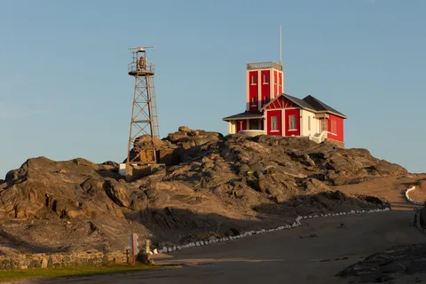 Shark Island lighthouse, Lüderitz, Namibia — Nicolas Marincic