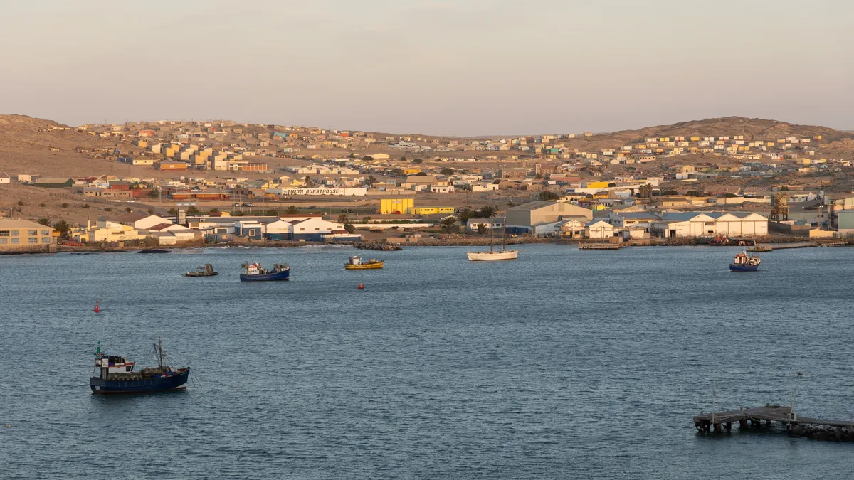 Lüderitz bay and houses, Namibia — Nicolas Marincic