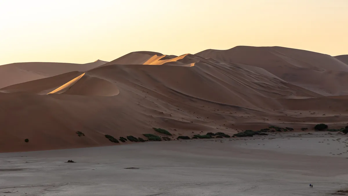 Dunes étagées aux premières lueurs, Sossusvlei, Namibie — Nicolas Marincic