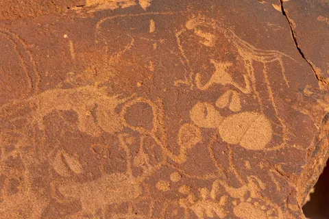 Rock engravings at Twyfelfontein, Namibia — Nicolas Marincic