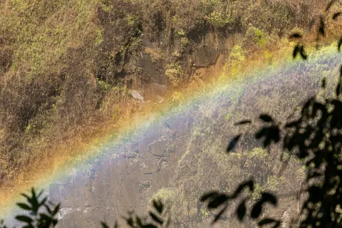 Rainbow in the spray, Victoria Falls, Zimbabwe — Nicolas Marincic