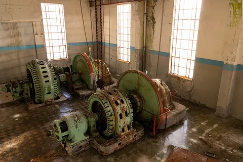 Turbine hall of an abandoned hydro power station, Norway — Nicolas Marincic