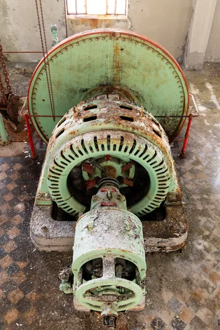 Green generator in an abandoned power station, Norway — Nicolas Marincic