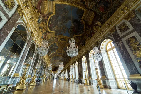Empty Hall of Mirrors, Versailles, June 2020, France — Nicolas Marincic