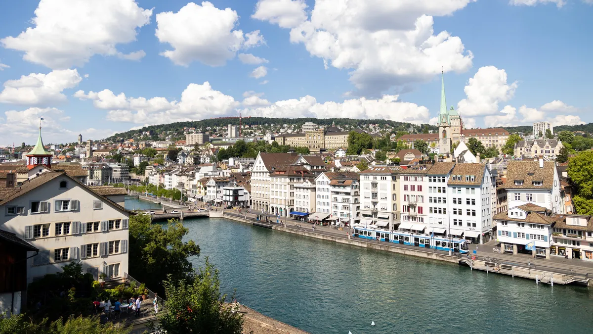 The Limmat and Zurich’s old town, Switzerland — Nicolas Marincic