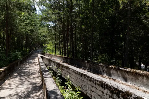 Abandoned 1984 Olympic bobsleigh track, Trebević, Bosnia and Herzegovina — Nicolas Marincic