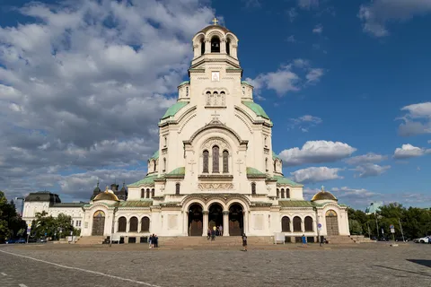 Alexander Nevsky Cathedral under a big sky, Sofia, Bulgaria — Nicolas Marincic