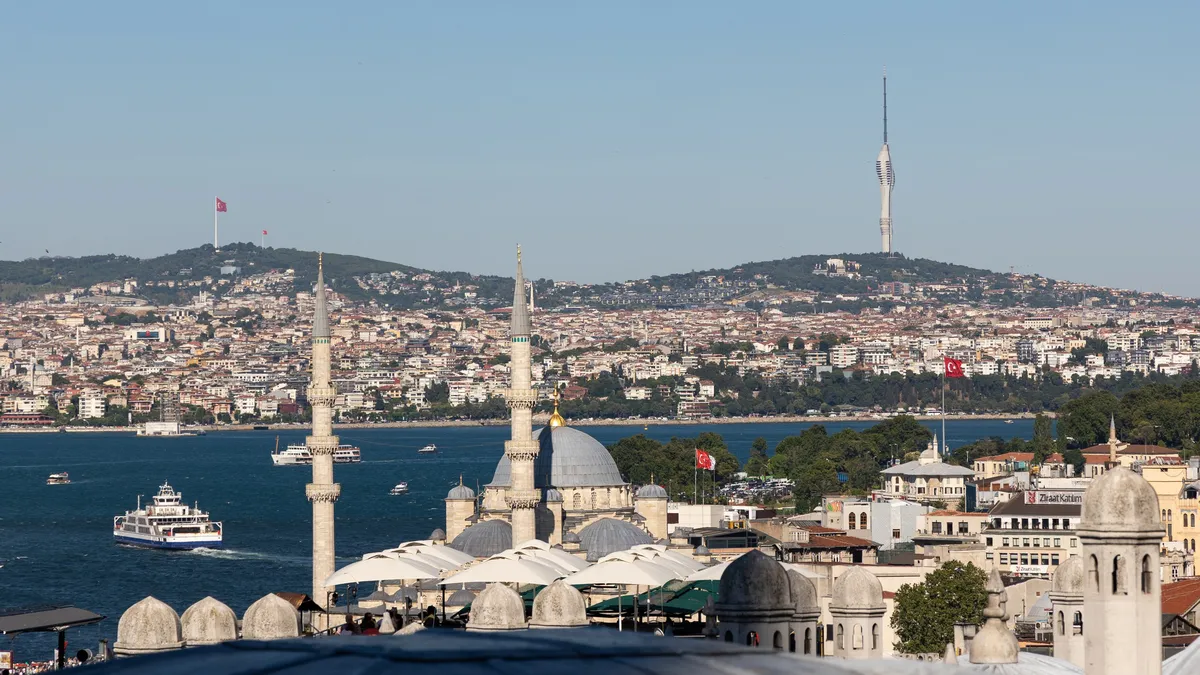 Golden Horn and Galata from the Süleymaniye, Istanbul, Turkey — Nicolas Marincic