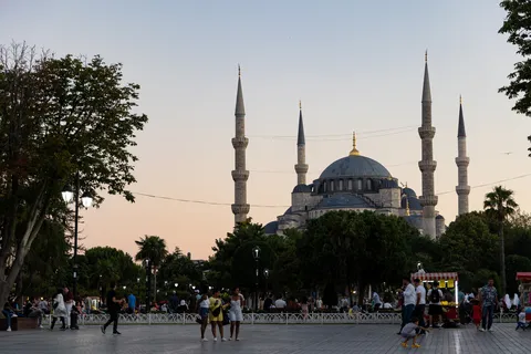 Blue Mosque at dusk, Istanbul, Turkey — Nicolas Marincic