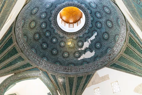 Seljuk tiled dome of the Karatay Madrasa, Konya, Turkey — Nicolas Marincic