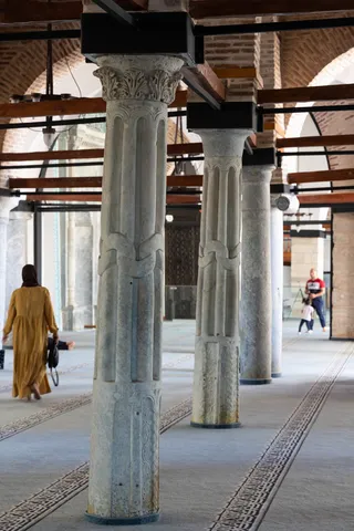Columns and pillars in a prayer hall, Turkey — Nicolas Marincic