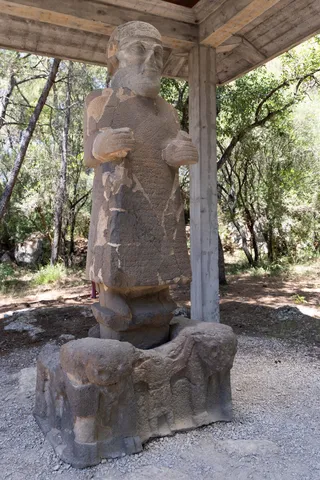 Statue of the storm god at Karatepe, Turkey — Nicolas Marincic