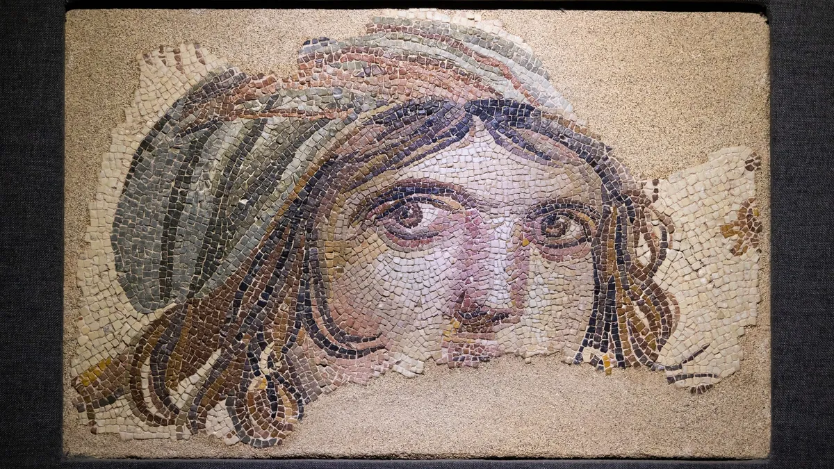 ‘Gypsy Girl’ mosaic, Zeugma Mosaic Museum, Gaziantep, Turkey — Nicolas Marincic