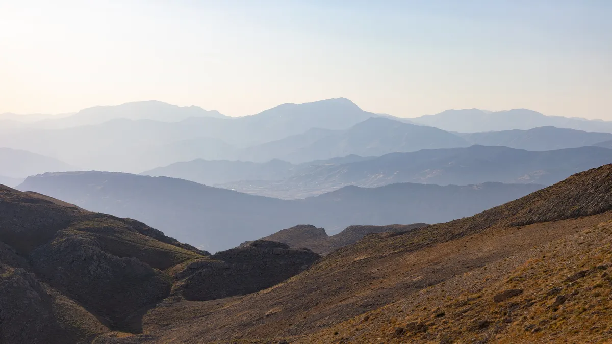 Layered ridges of the Taurus from Mount Nemrut, Turkey — Nicolas Marincic
