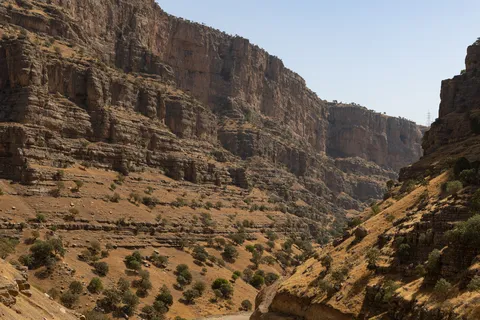 Limestone canyon on the way to Shanidar, Iraq (Kurdistan) — Nicolas Marincic