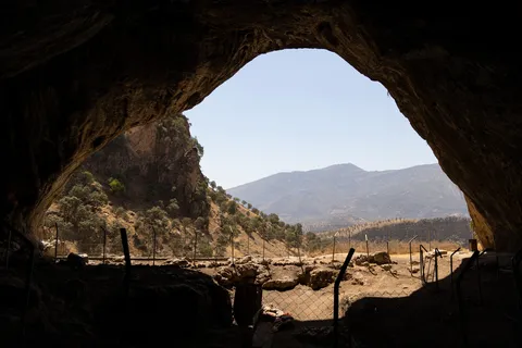 View from inside Shanidar Cave, Iraq (Kurdistan) — Nicolas Marincic
