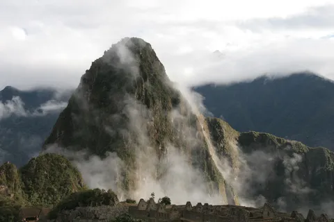 Huayna Picchu in the clouds, Peru — Nicolas Marincic