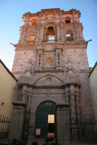 Baroque tower of the Compañía de Jesús, Potosí, Bolivia — Nicolas Marincic