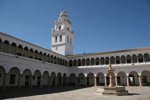 Arcaded cloister and tower, Sucre, Bolivia — Nicolas Marincic