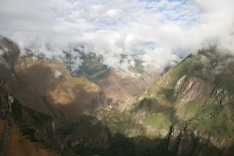 Urubamba valley under cloud from Machu Picchu, Peru — Nicolas Marincic