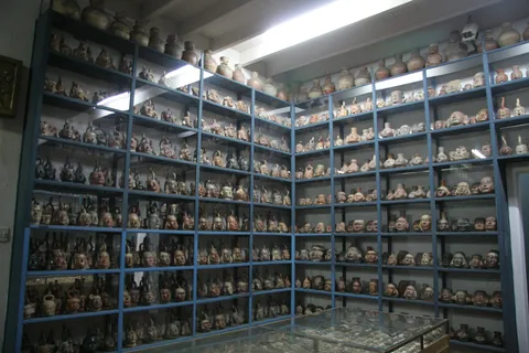 Storeroom of thousands of ceramics, Museo Larco, Peru — Nicolas Marincic