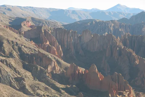 Red canyons and pinnacles of El Sillar, near Tupiza, Bolivia — Nicolas Marincic