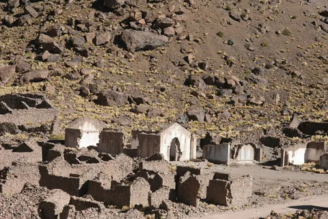 Adobe houses and chapel, San Antonio de Lípez, Bolivia — Nicolas Marincic