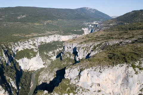 Cliffs and meanders of the Verdon from the Route des Crêtes, France — Nicolas Marincic