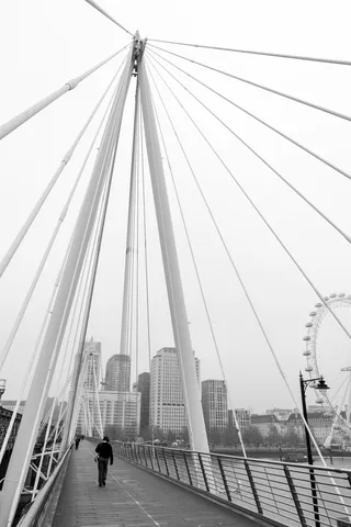 Passerelle du Golden Jubilee et London Eye, Royaume-Uni — Nicolas Marincic