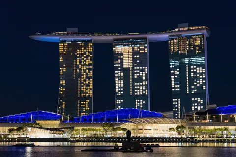 Marina Bay Sands at night, Singapore — Nicolas Marincic