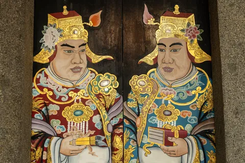 Door guardians, Thian Hock Keng Temple, Singapore — Nicolas Marincic
