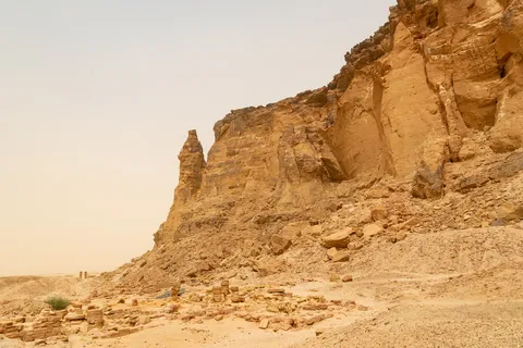 Cliff of Jebel Barkal, holy mountain of Napata, Sudan — Nicolas Marincic