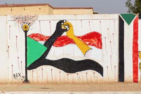 Sudanese revolution mural, Karima, Sudan — Nicolas Marincic