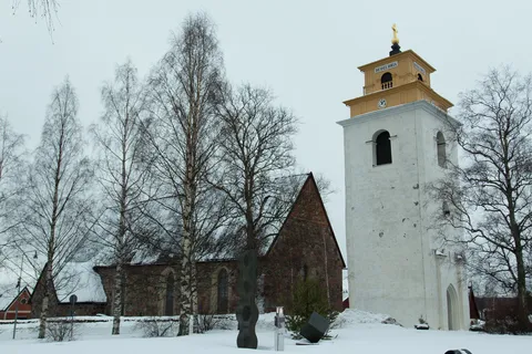 Église de Nederluleå à Gammelstad, Suède — Nicolas Marincic