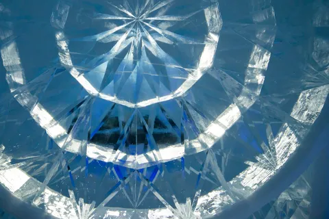 Cut-ice star rosette, Icehotel, Sweden — Nicolas Marincic